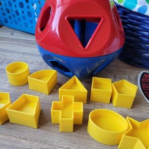 Tuppertoys shape ball with all shapes